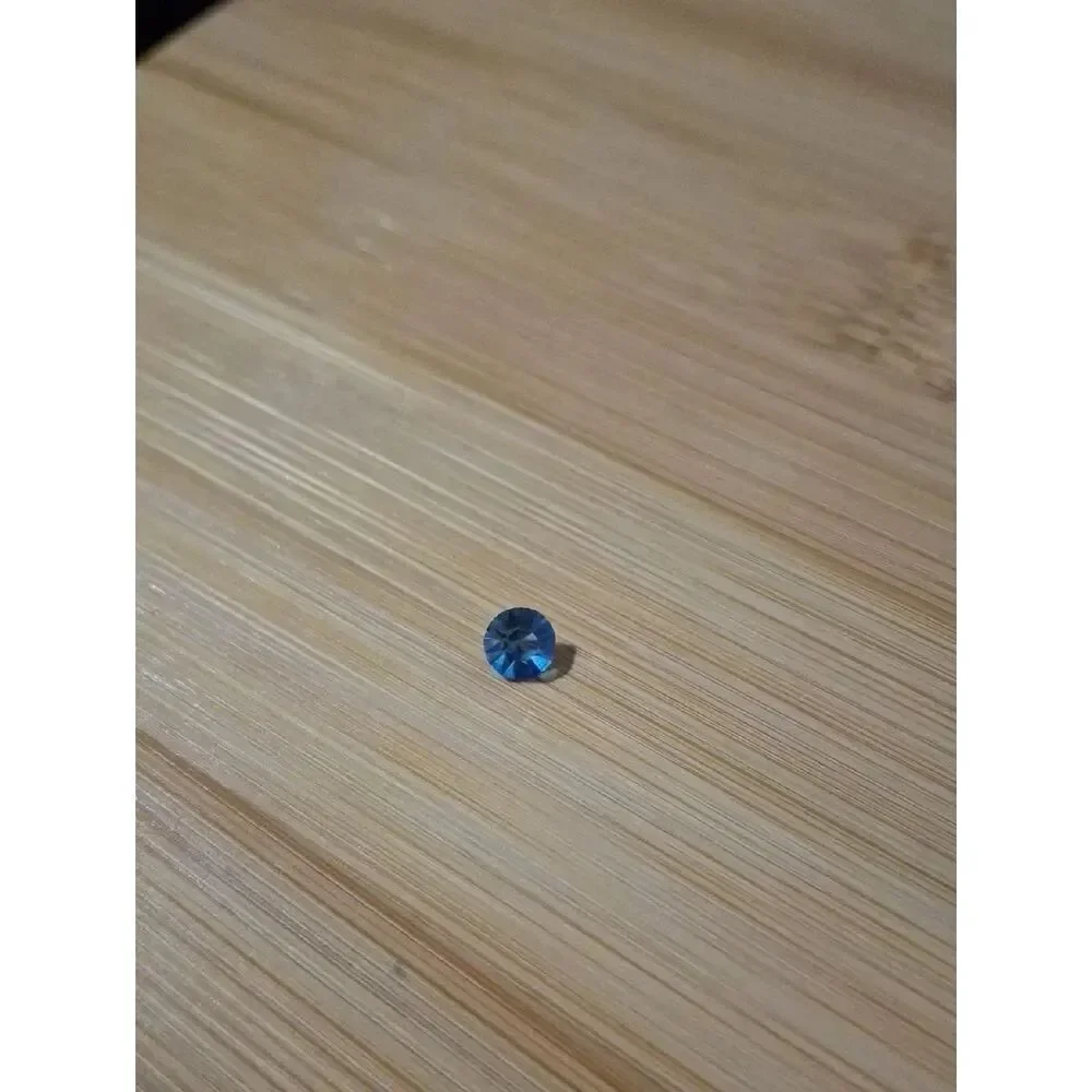 December Birthstone Blue Faceted Floating Locket Diamond Charms